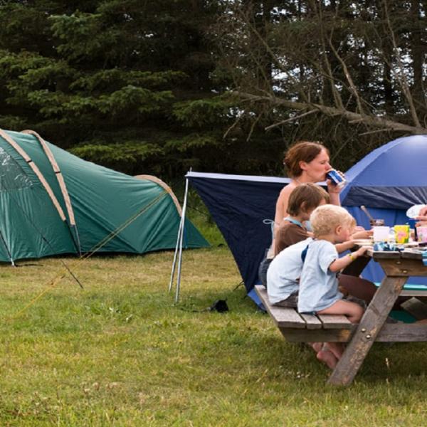 Camping på vesftyn